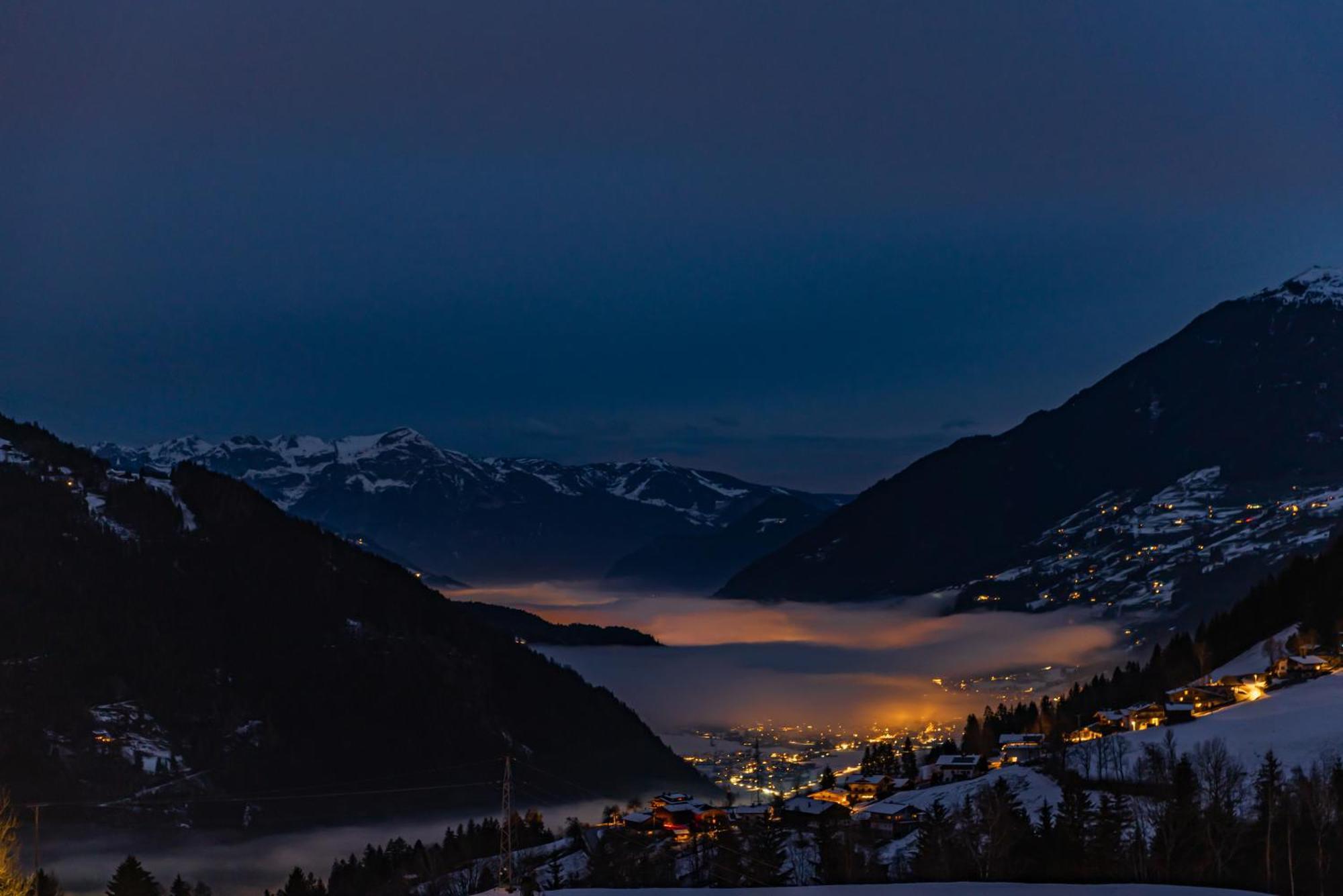 Ferienwohnung Ausblick Zillertal Hainzenberg Exteriér fotografie