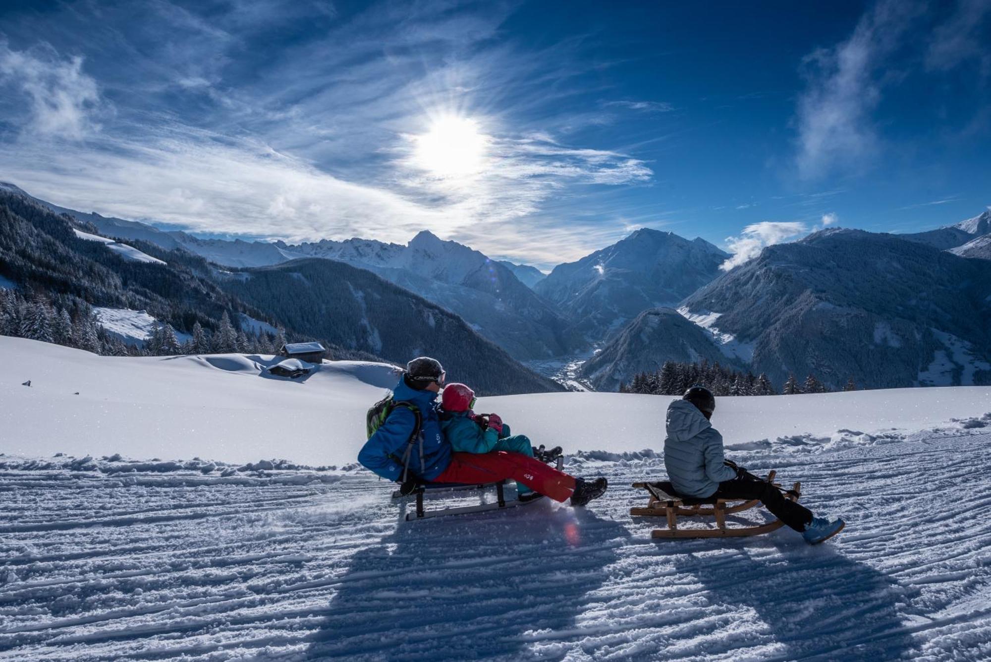 Ferienwohnung Ausblick Zillertal Hainzenberg Exteriér fotografie