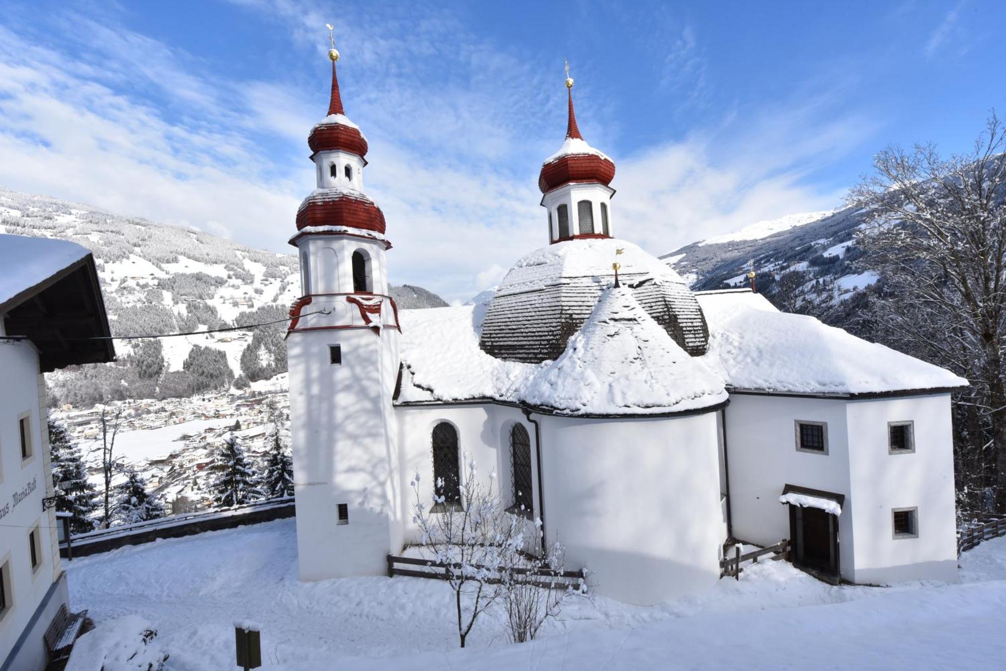 Ferienwohnung Ausblick Zillertal Hainzenberg Exteriér fotografie