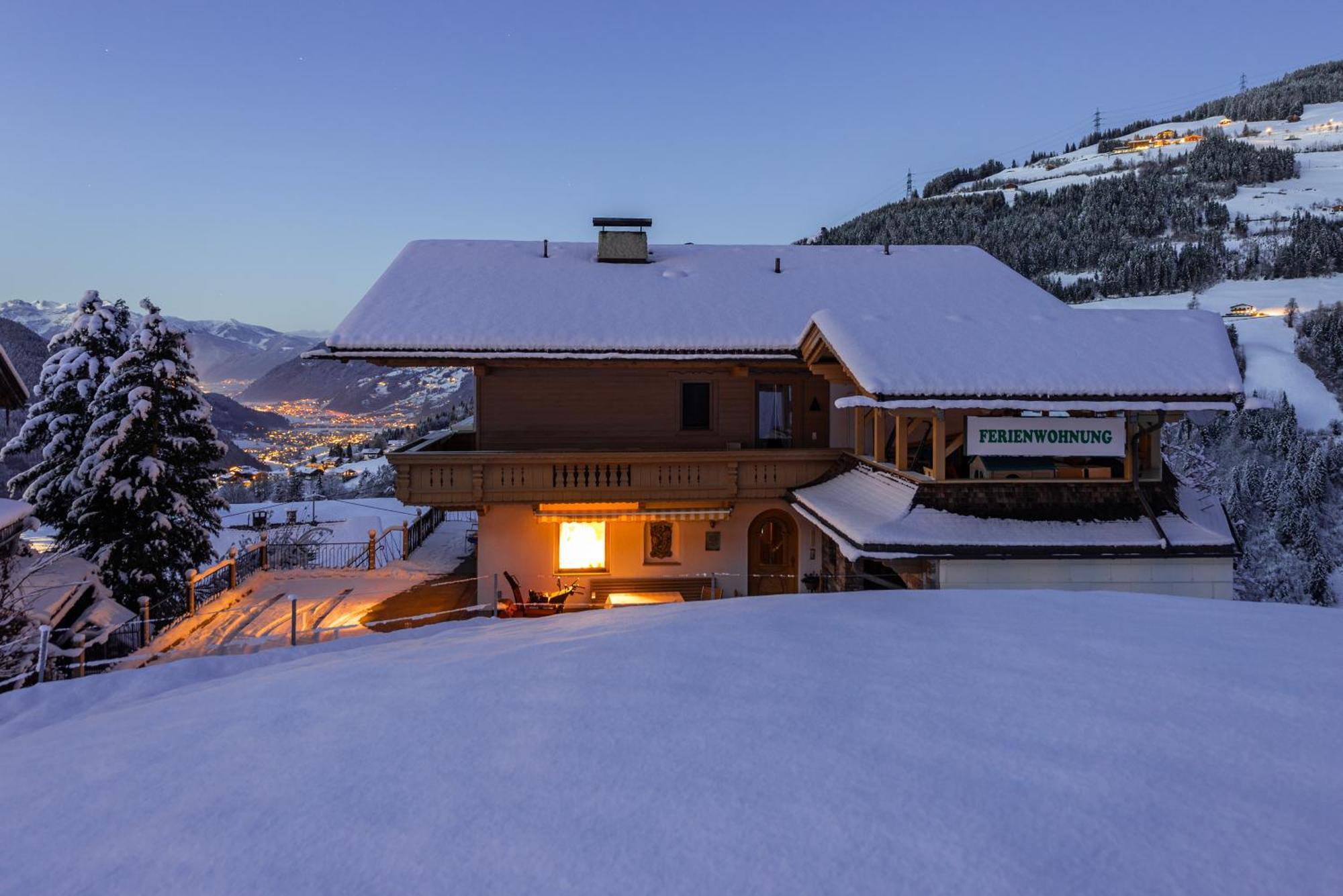 Ferienwohnung Ausblick Zillertal Hainzenberg Exteriér fotografie