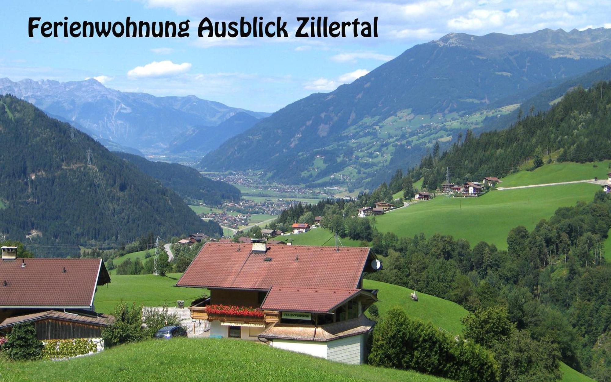Ferienwohnung Ausblick Zillertal Hainzenberg Exteriér fotografie